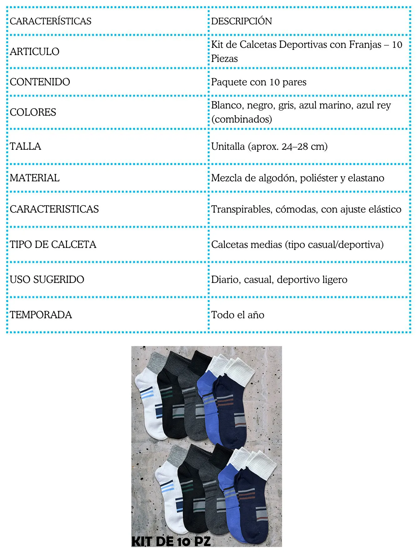 AE6103 KIT DE 10 2550